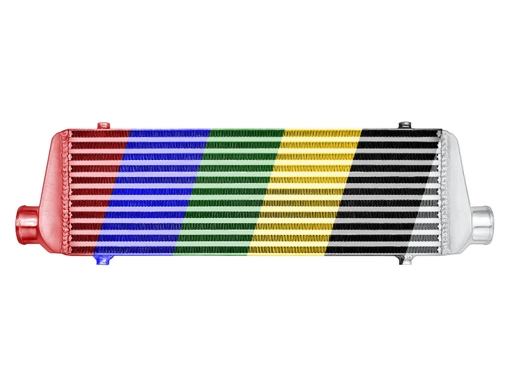 Intercooler FMIC.EU 550x180x65mm colorato su richiesta - esempio finitura colorata