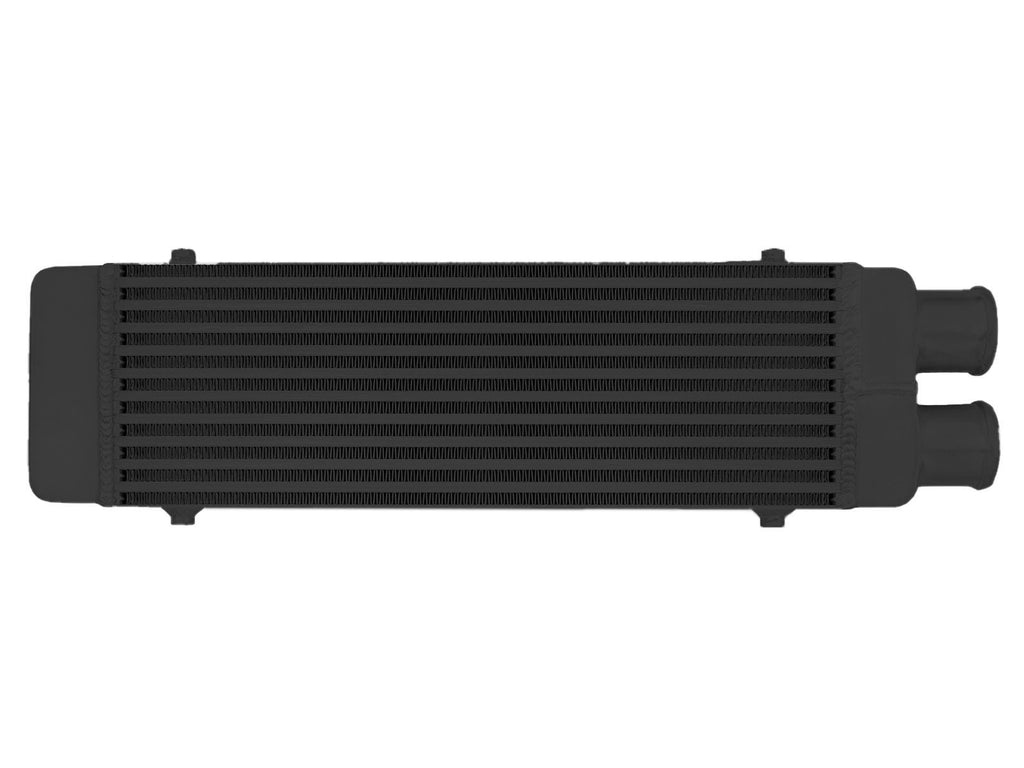 Intercooler Maggiorato Universale FMIC.EU 550x180x65mm Uscita Laterale Nero in Alluminio