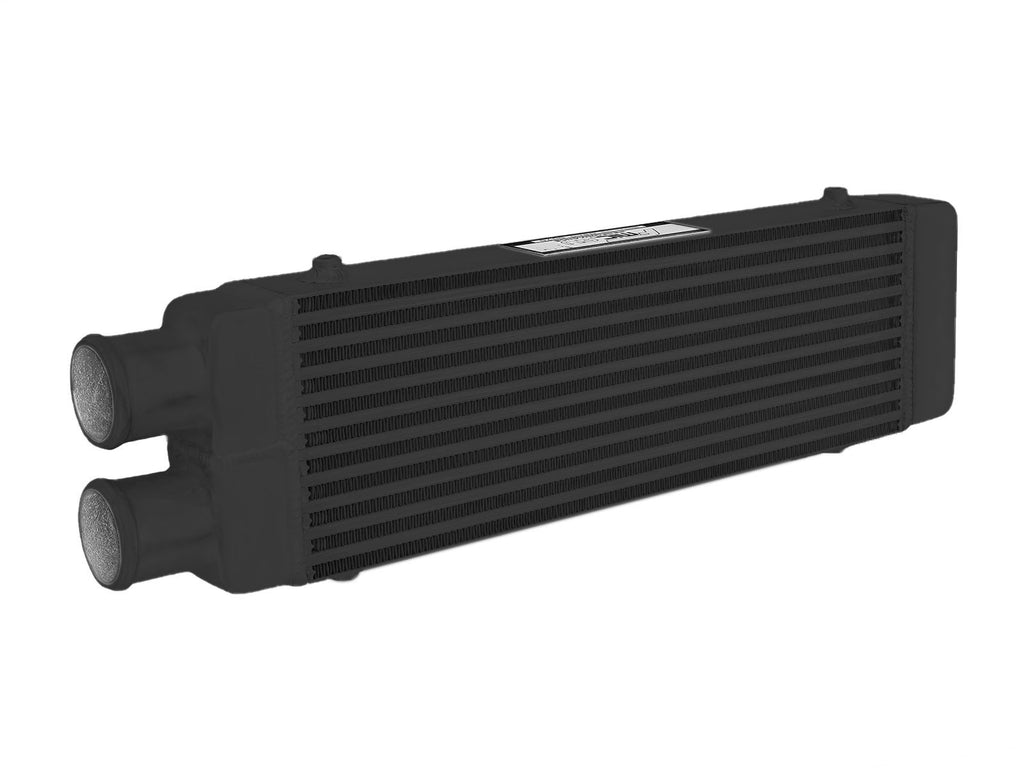 Intercooler Maggiorato Universale FMIC.EU 550x180x65mm Uscita Laterale Nero in Alluminio