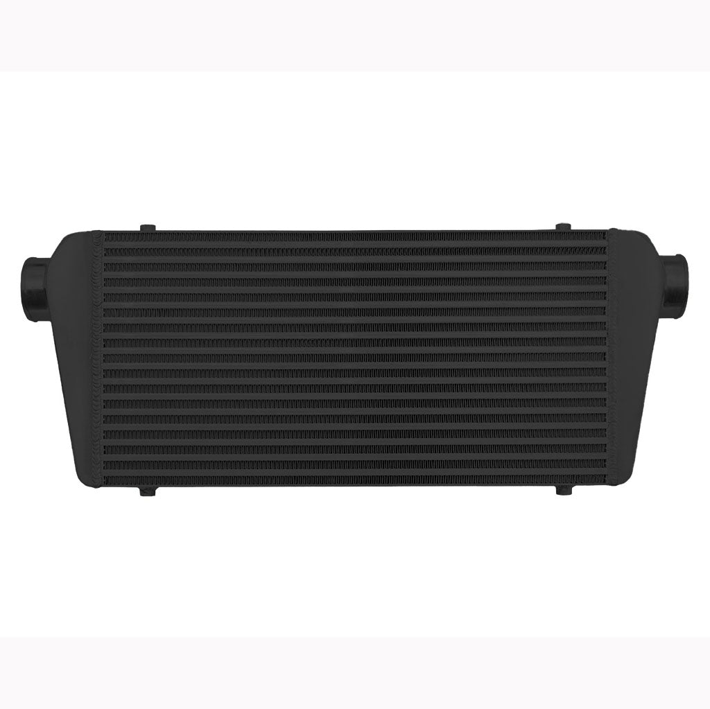Intercooler maggiorato universale FMIC.EU 600x300x100mm Nero - dettaglio verniciatura