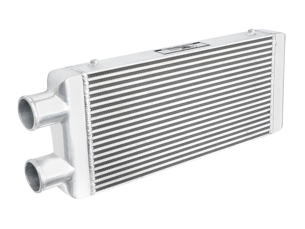 Intercooler Maggiorato Universale 600x300x100 mm Uscita Laterale Ø76 mm FMIC.EU – Vari Colori – Colorato