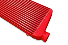 Carica l'immagine nel visualizzatore di Gallery, Intercooler Maggiorato Universale FMIC.EU 600x300x100mm Uscita Laterale Colorata su Richiesta in Alluminio