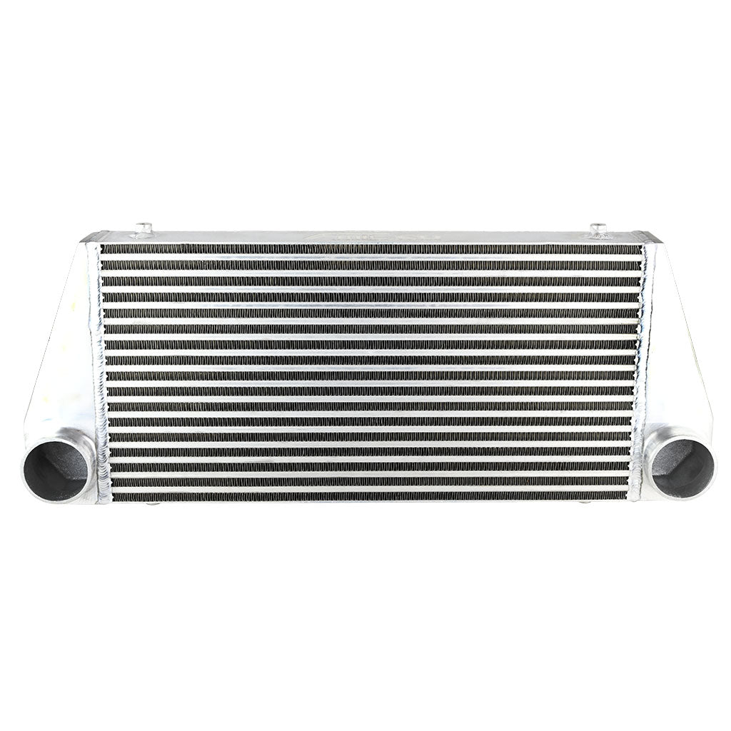 Intercooler universale FMIC.EU 600x300x76mm uscita posteriore in alluminio - dettaglio