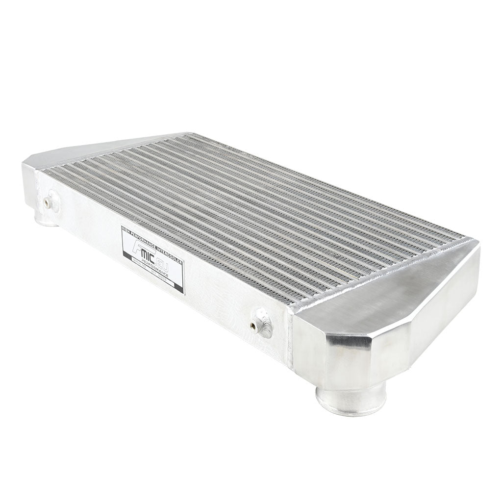 Intercooler universale FMIC.EU 600x300x76mm uscita posteriore in alluminio - dettaglio