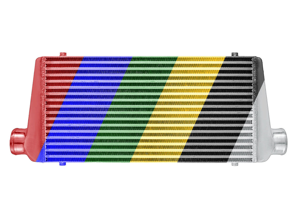 Intercooler FMIC.EU 600x300x76mm colorato su richiesta - esempio finitura colorata