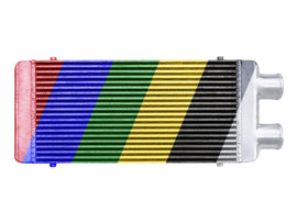 Intercooler Maggiorato Universale FMIC.EU 600x300x76mm Uscita Laterale Colorata