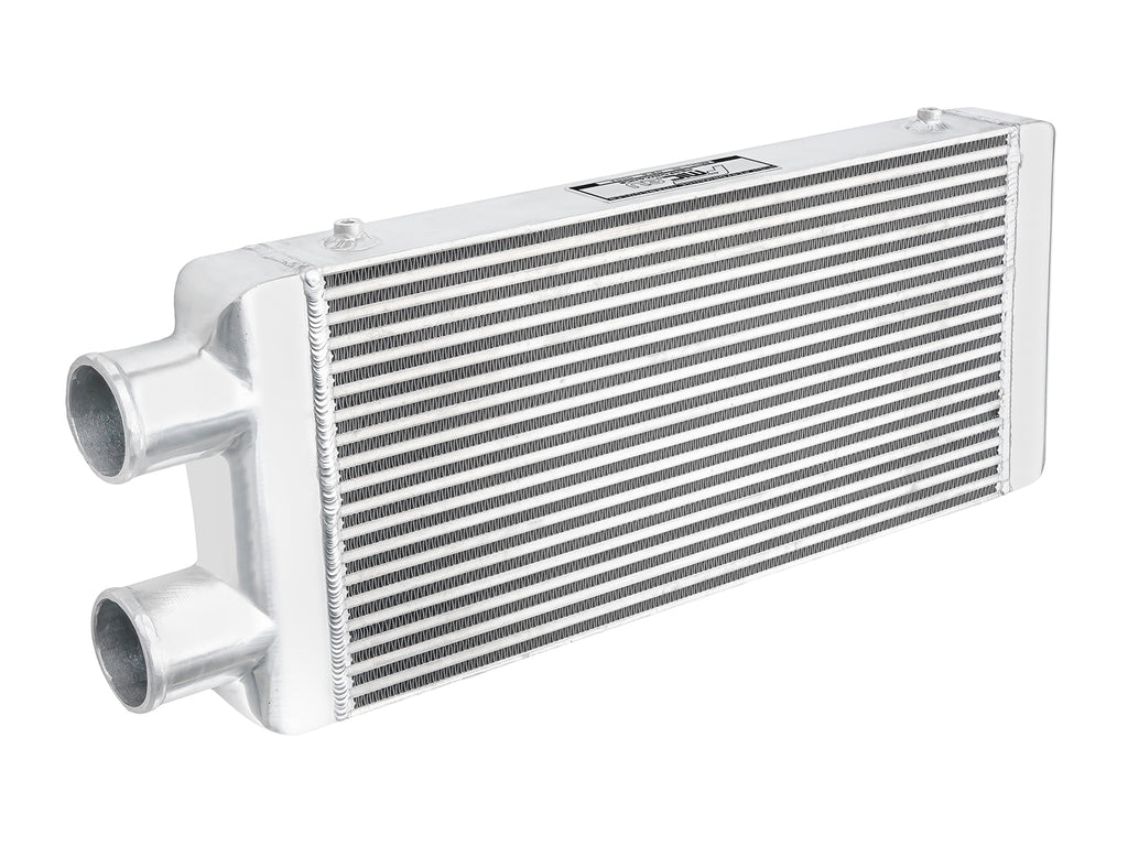 Intercooler universale FMIC.EU 600x300x76mm uscita laterale in alluminio - vista 1
