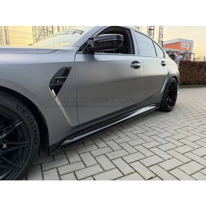 CarbonWorks Minigonne laterali in carbonio per BMW M3 G80/G81 dal 2020 e M4 G82/G83 dal 2020 – cod. 160367 - foto 5