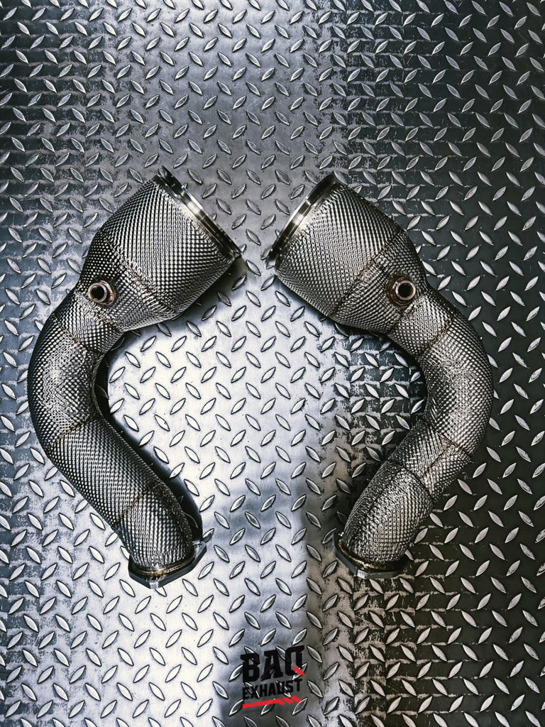 Downpipe BAQ Exhaust Audi SQ7 / SQ8 / RSQ8 4.0 TFSI V8 EA825 – foto 1