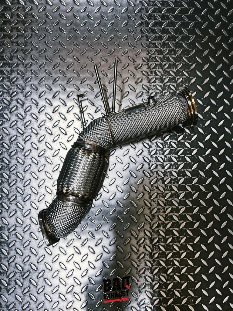 Downpipe BAQ Exhaust BMW M550d F10 / F11, 750d F01 / F02 3.0d N57 381 CV (DPF delete) – foto 1