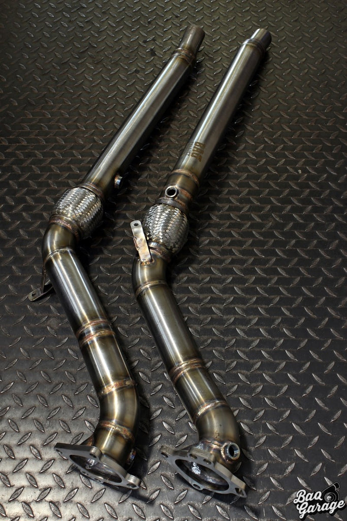 Downpipe BAQ Exhaust Audi A6 C5 / A4 B5 2.7 V6 biturbo (1997-2004) – foto 1