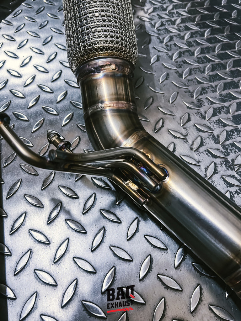 Downpipe BAQ Exhaust Volkswagen Tiguan II 2.0 TSI 4Motion senza GPF 180/220 CV (fino al 2018) – foto 4
