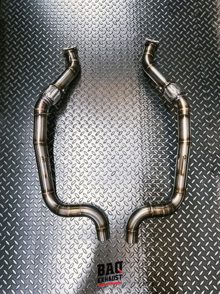 Downpipe BAQ Exhaust Porsche Panamera 970.2 Turbo / Turbo S 4.8 V8 (2014-2016) – foto 1