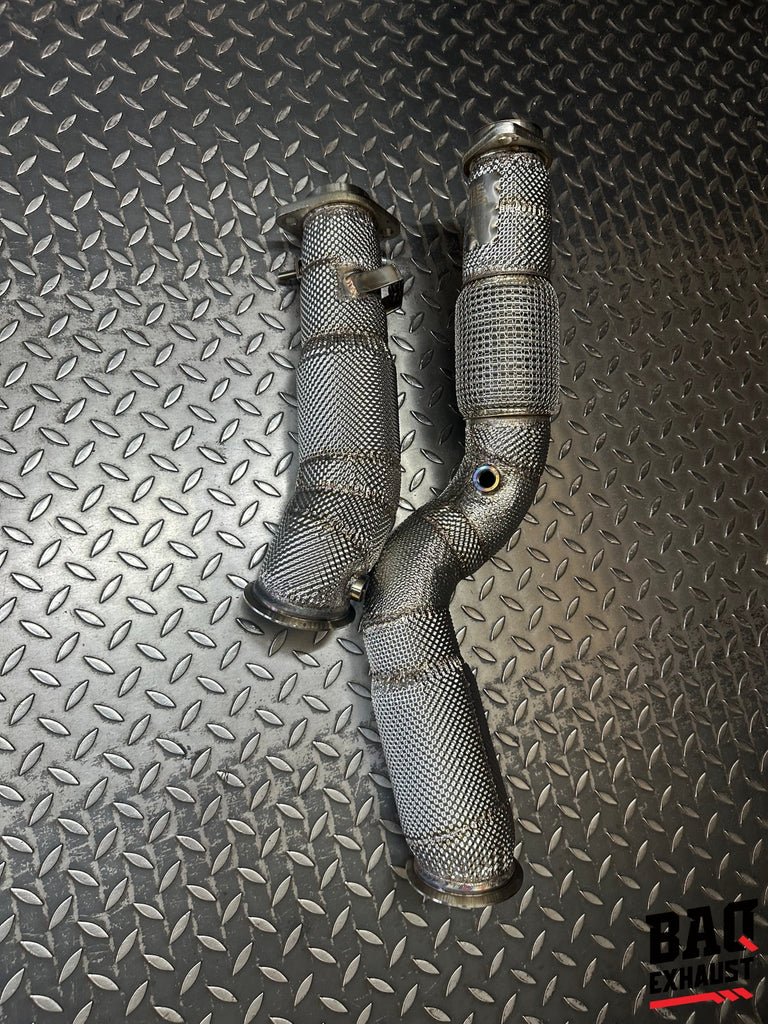 Downpipe BAQ Exhaust BMW M3 G80 / G81, M4 G82 / G83, M2 G87, X3 M F97, X4 M F98 3.0 S58 – foto 3
