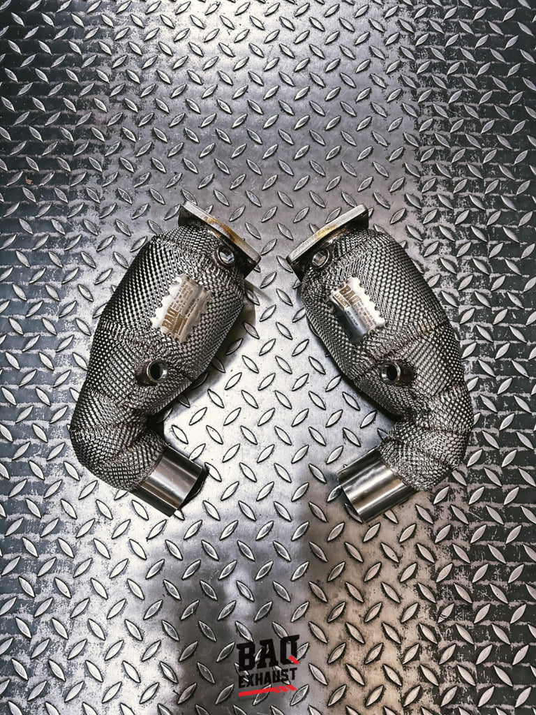 Downpipe BAQ Exhaust Porsche 911 Turbo / Turbo S 997.1 / 997.2 / 991.1 / 991.2 3.8 – foto 1
