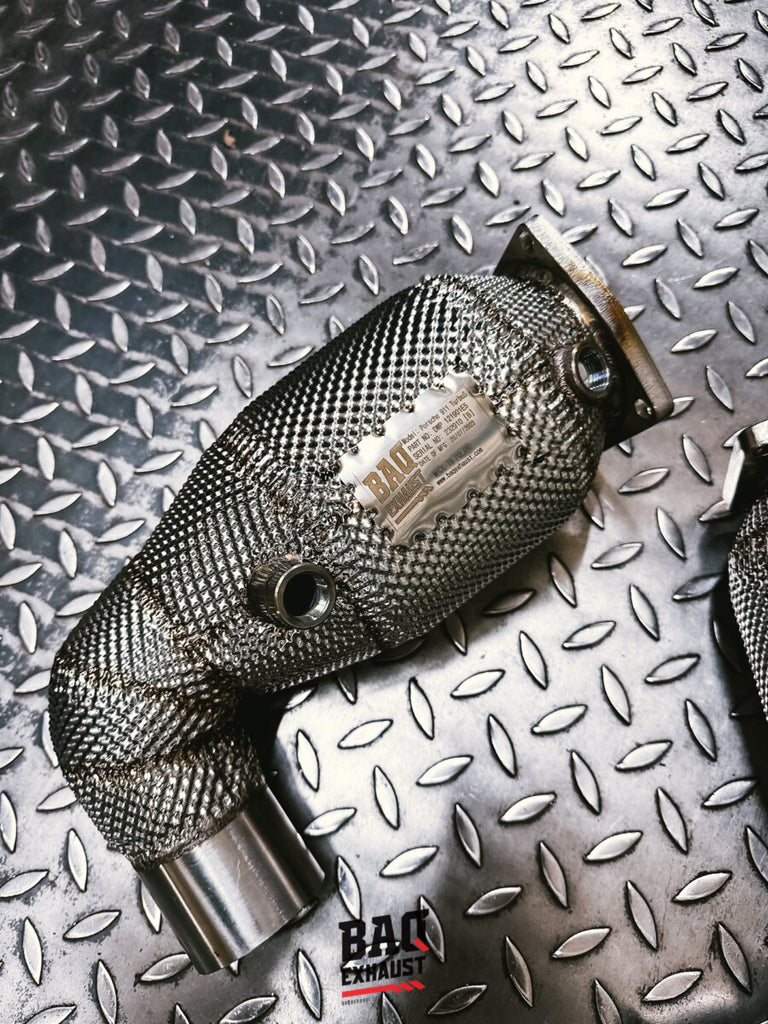 Downpipe BAQ Exhaust Porsche 911 Turbo / Turbo S 997.1 / 997.2 / 991.1 / 991.2 3.8 – foto 2