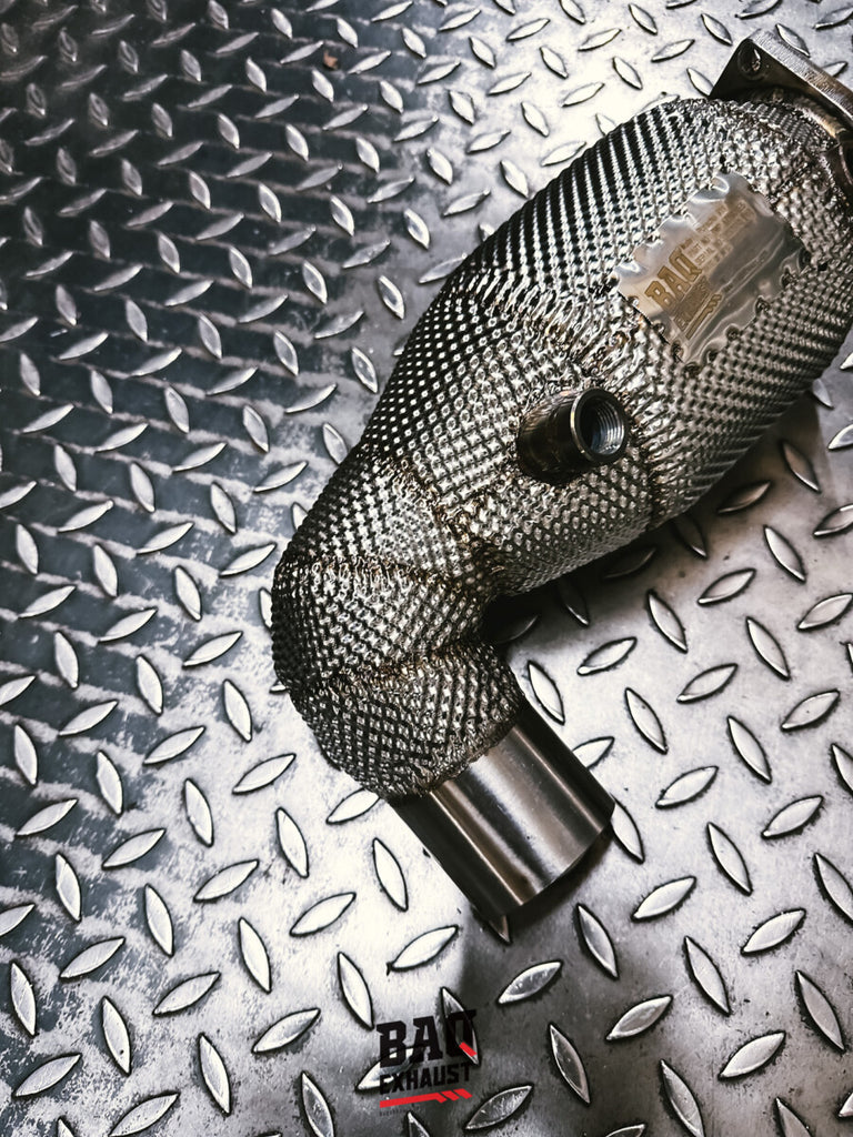 Downpipe BAQ Exhaust Porsche 911 Turbo / Turbo S 997.1 / 997.2 / 991.1 / 991.2 3.8 – foto 4
