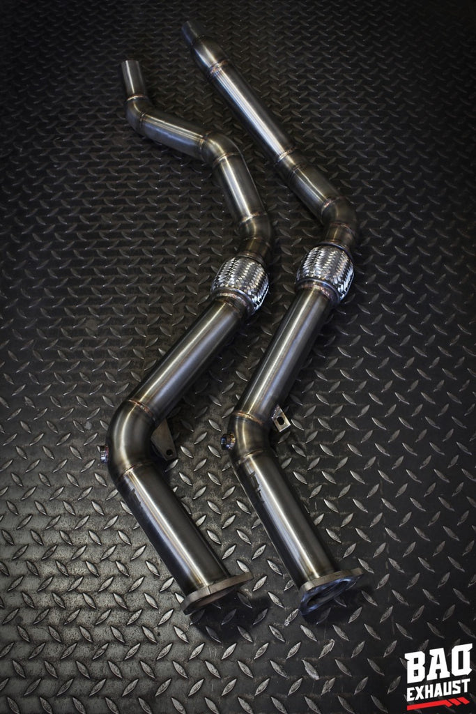 Downpipe LONG BAQ Exhaust Audi A6 / A7 C7 / A8 D4 / S4 / S5 B8 3.0 TFSI (2009-2018) – foto 2