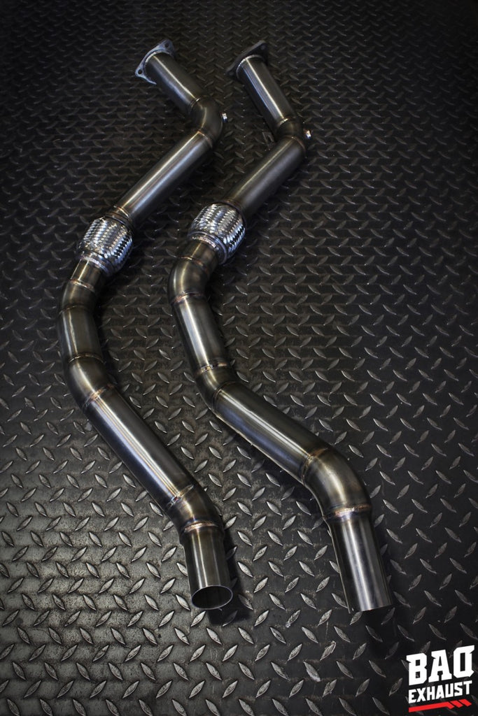 Downpipe LONG BAQ Exhaust Audi A6 C6 3.0 TFSI CAJA – foto 1
