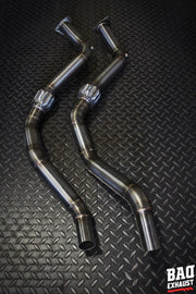 Downpipe LONG BAQ Exhaust Audi A6 C6 3.0 TFSI CAJA – foto 1