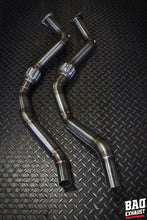 Downpipe LONG con risonatori BAQ Exhaust Audi A6 C6 3.0 TFSI CAJA – foto 1