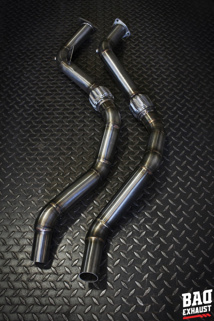 Downpipe LONG BAQ Exhaust Audi A6 C6 3.0 TFSI CAJA – foto 4