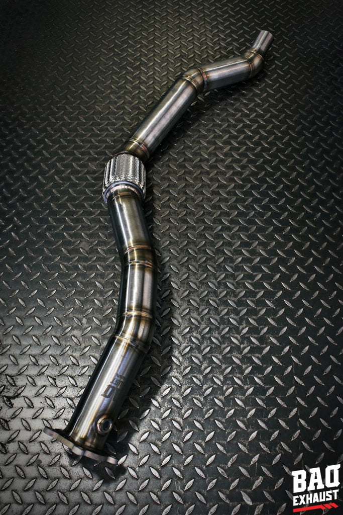 Downpipe BAQ Exhaust Audi A4 B7 / A6 C6 2.0 TFSI versione lunga quattro – foto 4