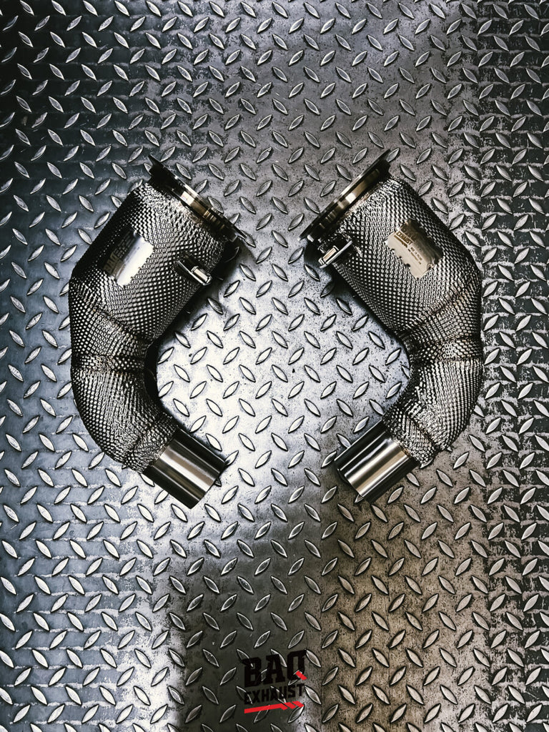 Downpipe BAQ Exhaust Porsche 911 992 Turbo / Turbo S 3.8 – foto 1