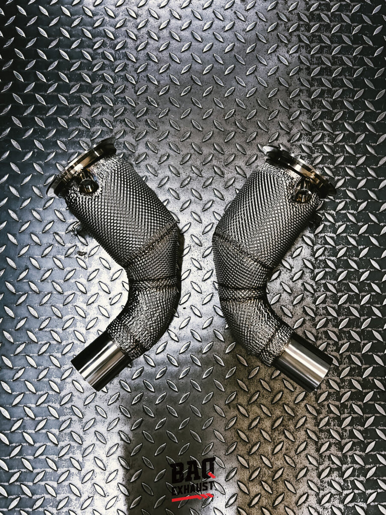 Downpipe BAQ Exhaust Porsche 911 992 Turbo / Turbo S 3.8 – foto 6