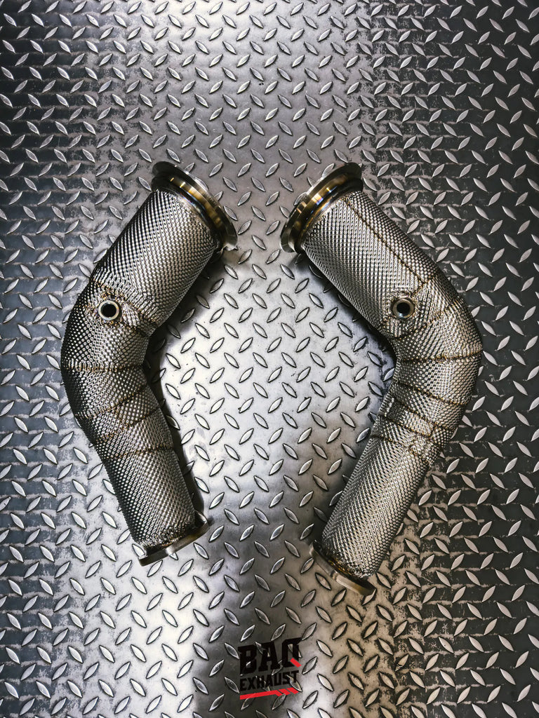 Downpipe BAQ Exhaust Audi RS6 / RS7 C8 4.0 TFSI V8 (dal 2020) – foto 1