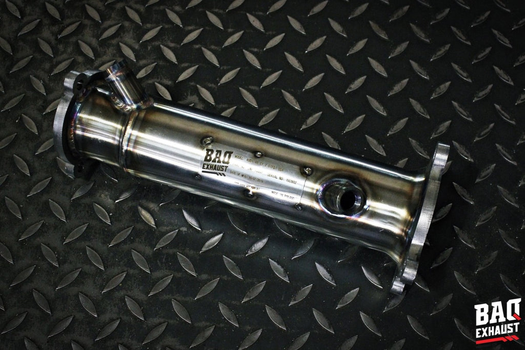 Downpipe BAQ Exhaust Audi A6 C7 / A4 B9 / A5 F5 / Q5 FY 2.0 TFSI senza GPF/OPF – foto 1