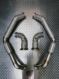 Downpipe BAQ Exhaust Porsche Panamera 971 4S / E-Hybrid 2.9 BiTurbo con OPF (V-Band) – foto 1