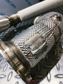 Downpipe con OPF delete BAQ Exhaust Porsche Panamera 971 4S / E-Hybrid 2.9 BiTurbo – foto 2