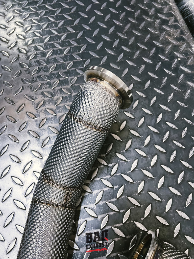 Downpipe BAQ Exhaust Porsche Panamera 971 4S / E-Hybrid 2.9 BiTurbo con OPF (V-Band) – foto 10
