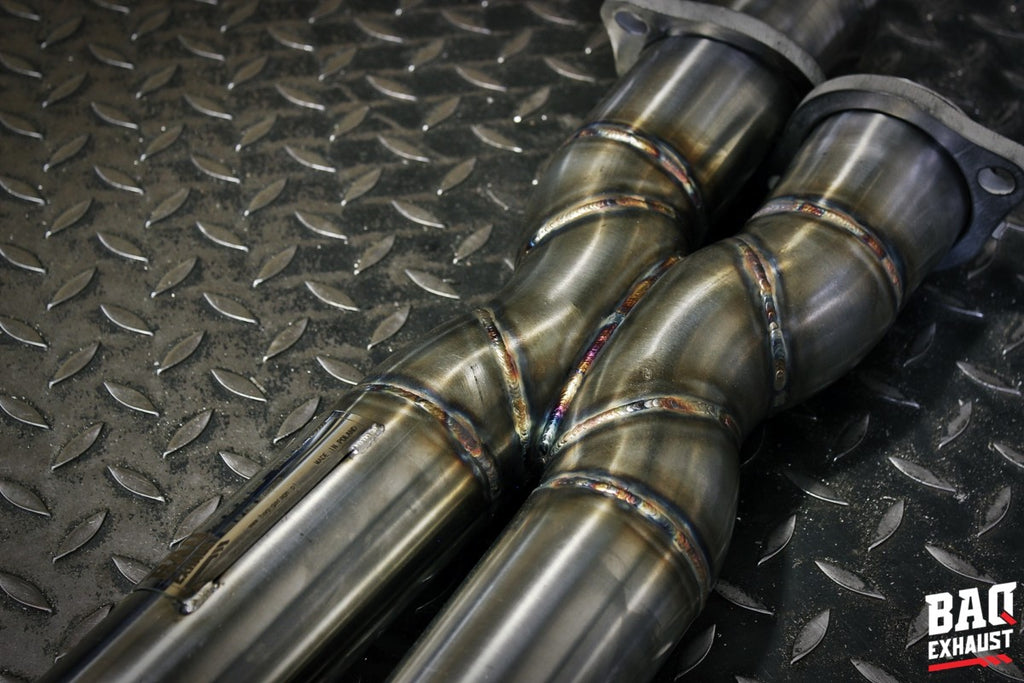 X-pipe BAQ Exhaust Mercedes CLS 55 / 63 AMG W219 / Classe E 55 / 63 AMG W211 – foto 3