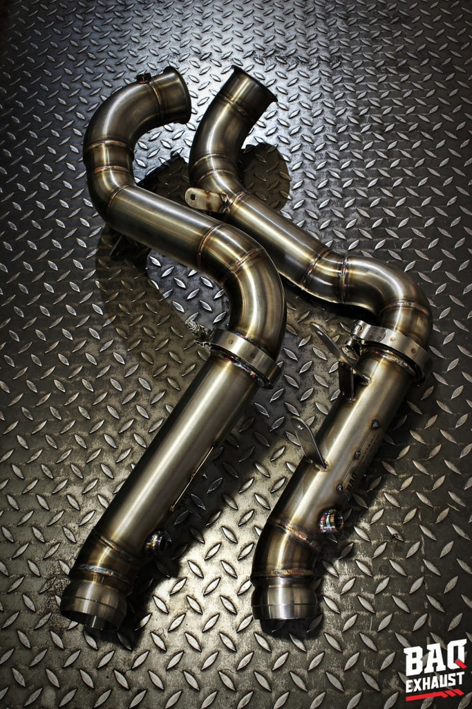 Downpipe BAQ Exhaust Mercedes GLC 63 / 63 S AMG X253 / C253 4.0 V8 (2015+) – foto 2
