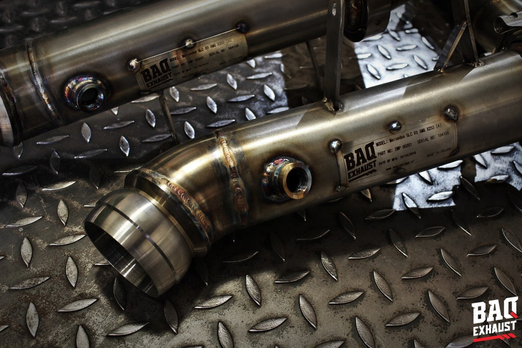 Downpipe BAQ Exhaust Mercedes GLC 63 / 63 S AMG X253 / C253 4.0 V8 (2015+) – foto 3