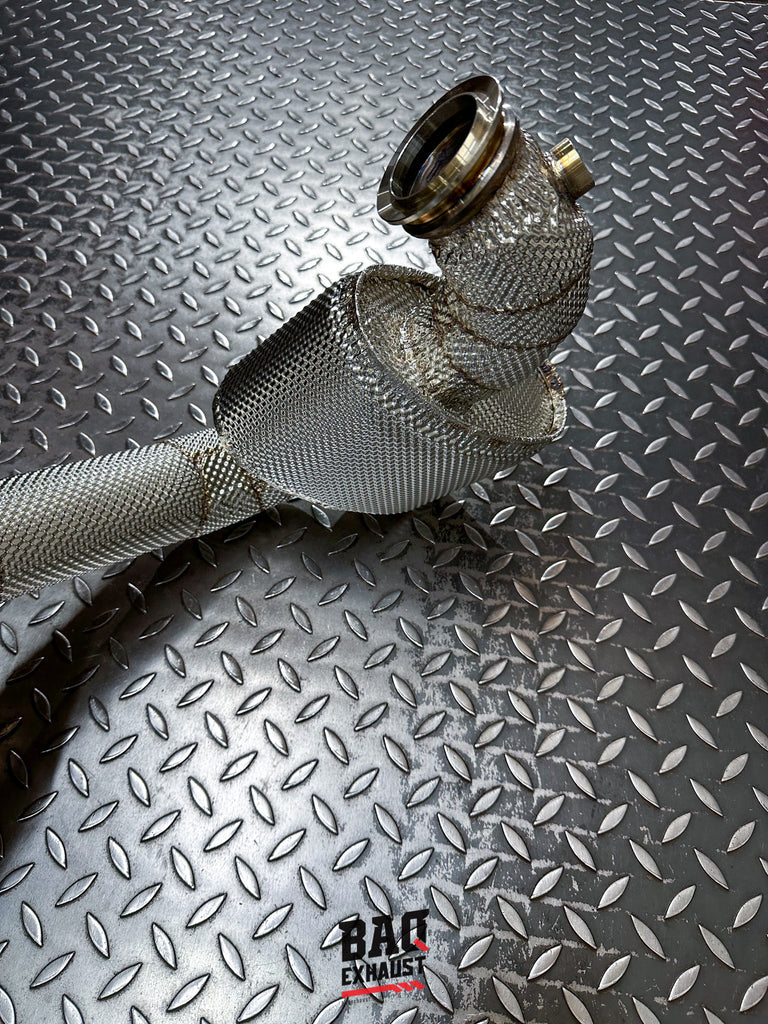 Downpipe con silenziatore BAQ Exhaust Volkswagen Golf VI / Jetta VI / Passat B6 B7 / Caddy 1.6 TDI – foto 5