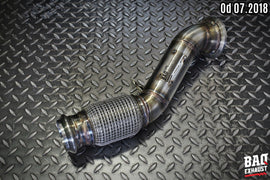 Downpipe BAQ Exhaust BMW 120i / 220i / 320i / 420i F-series, 520i G30, 630i G32, 730i G11, X3 G01 2.0 B48 – foto 2