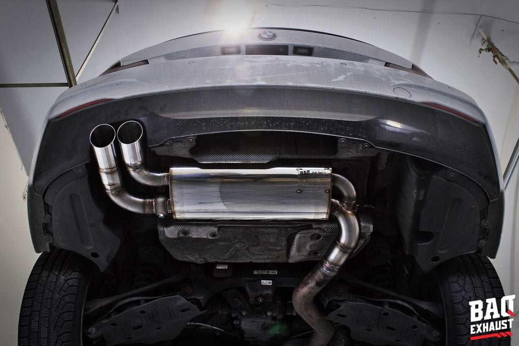 Sistema di scarico BAQ Exhaust doppia uscita BMW 120i / 125i F20 / F21, 220i / 228i / 230i F22 / F23 2.0