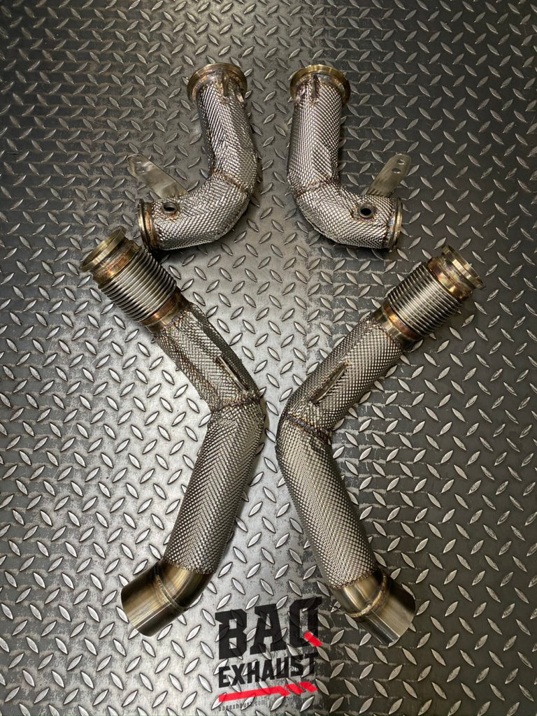 Downpipe BAQ Exhaust BMW M5 F90 / M5 Competition / M550i G30 S63 - kit sezione 1 + 2 (dal 2017) – foto 2