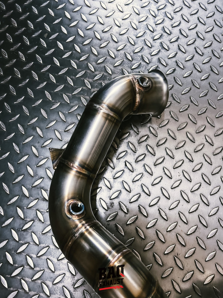 Downpipe BAQ Exhaust Mercedes C63 / C63 S AMG W205 Facelift con GPF (2018+) – foto 11