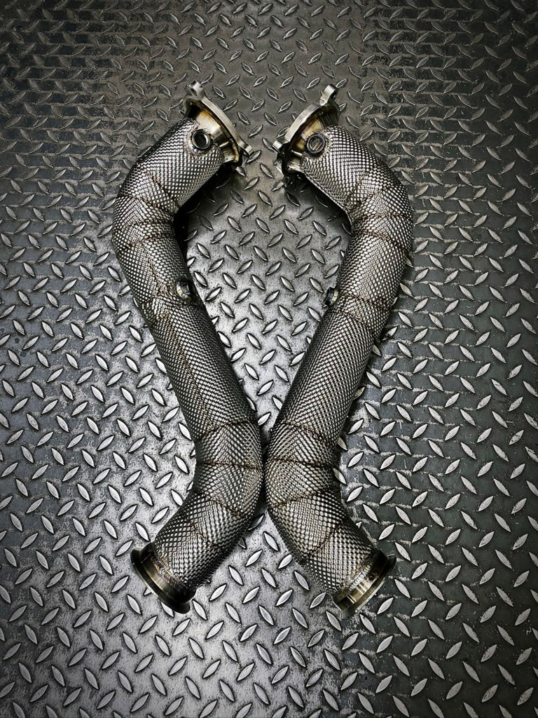 Downpipe decat BAQ Exhaust McLaren 720S – foto 1