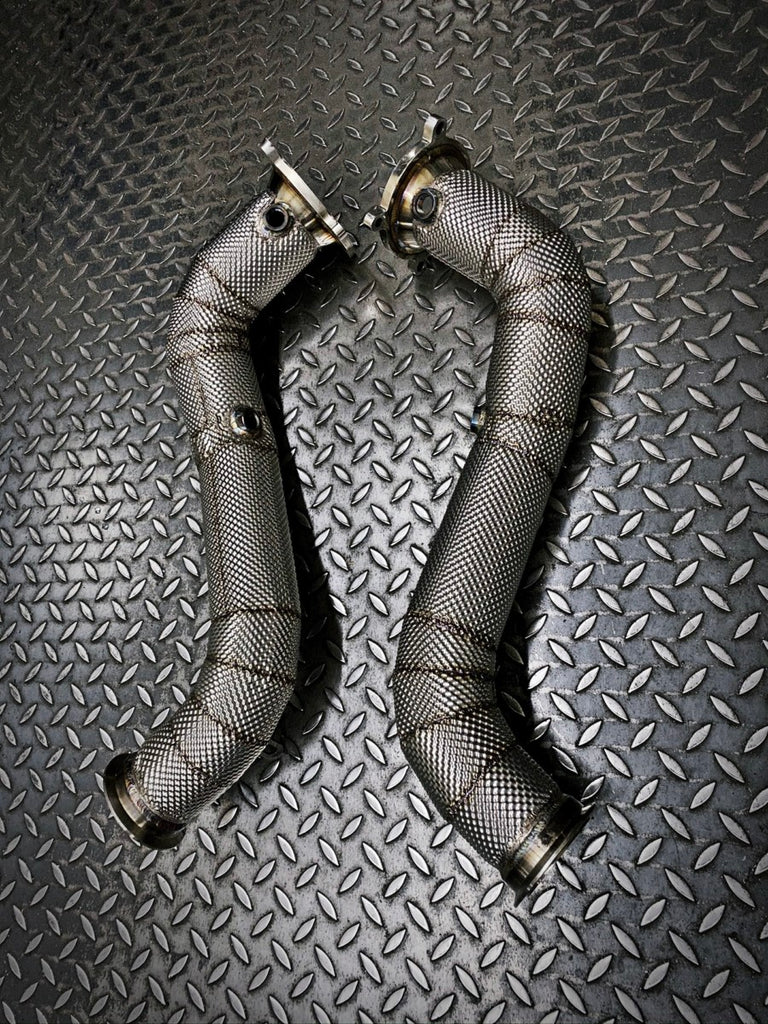Downpipe decat BAQ Exhaust McLaren 720S – foto 2