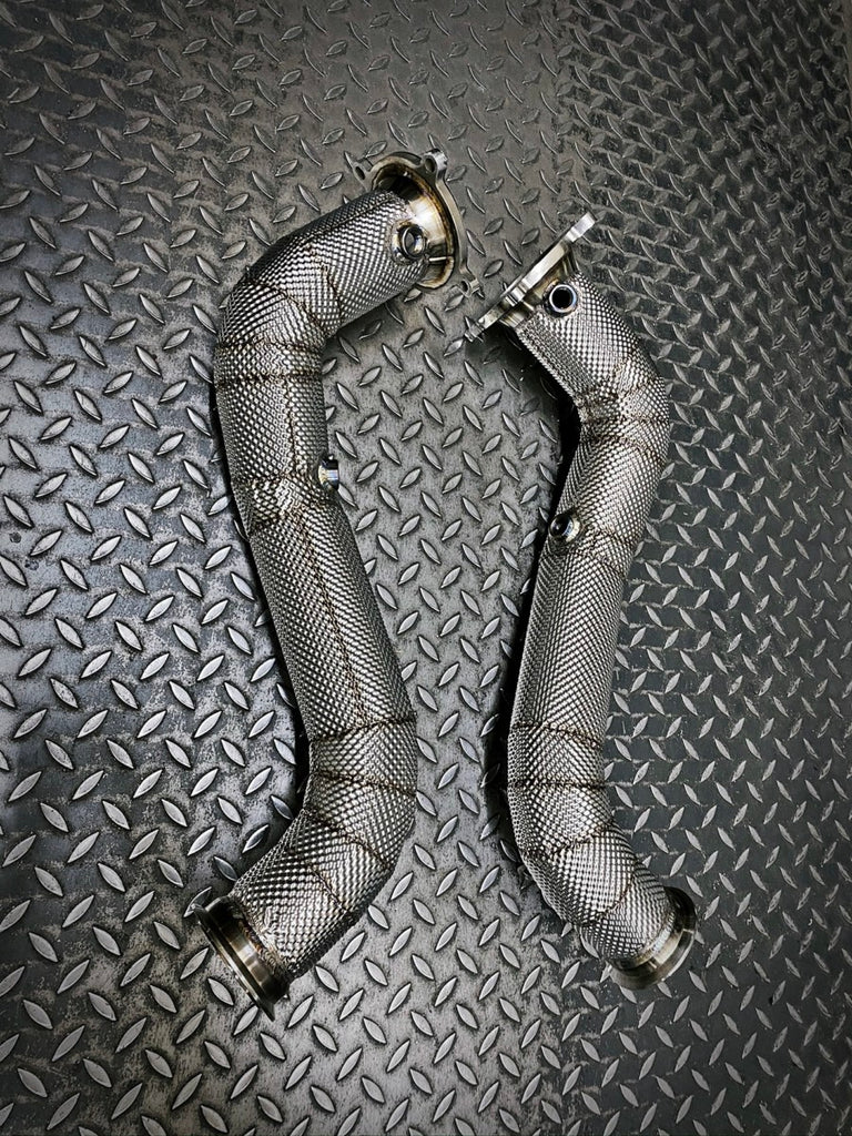 Downpipe decat BAQ Exhaust McLaren 720S – foto 3