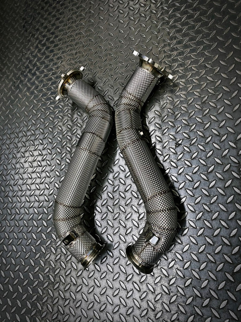 Downpipe decat BAQ Exhaust McLaren 720S – foto 4