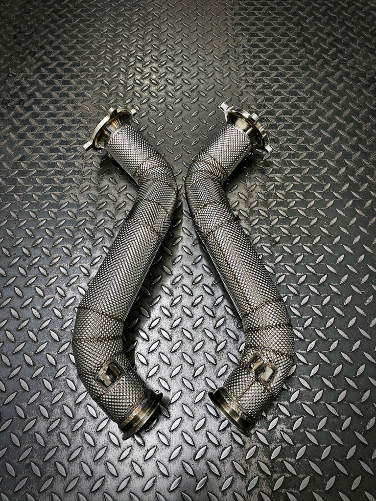 Downpipe decat BAQ Exhaust McLaren 720S – foto 5