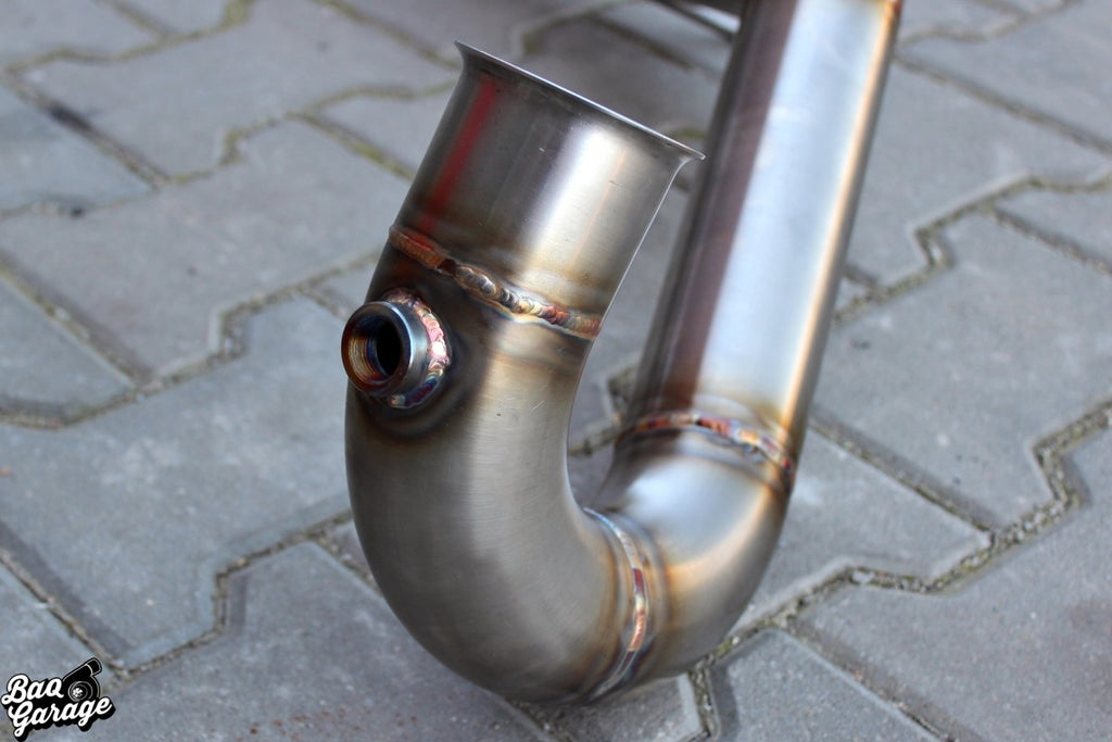 Downpipe BAQ Exhaust Audi A3 8P 2.0 TDI BMN 170 CV (2003-2008) – foto 3