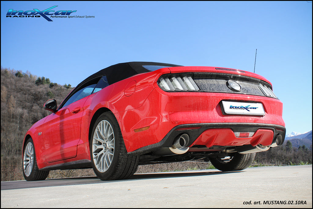Scarico completo cat-back Ford Mustang Mk6 5.0 V8 422cv | Inoxcar