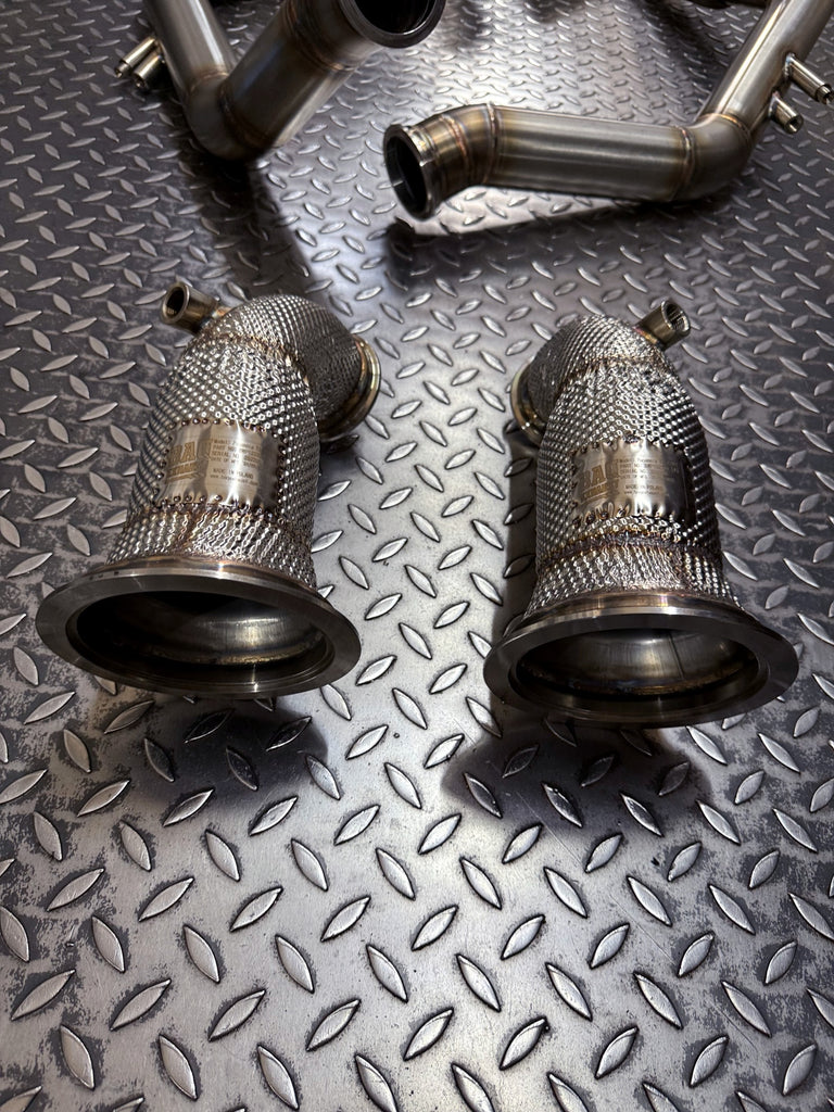 Downpipe BAQ Exhaust Porsche Panamera 971 GTS / Turbo / Turbo S E-Hybrid 4.0 V8 (2016-2023) – foto 2